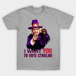 Aunt Keziah I Want You to Vote Cthulhu 2020 T-Shirt